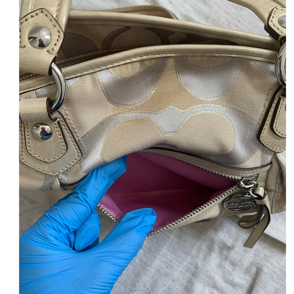 Auth Coach Shoulder Bag Outlet POPPY Poppy Bag 16295 2way shoulder - Picture 9 of 13